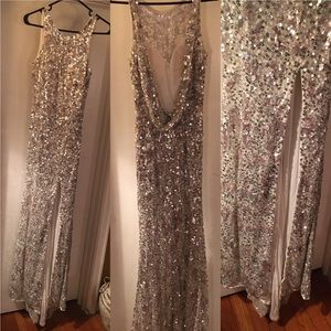 LUX BY PRECIOUS FORMALS L8916 Sequin Gown